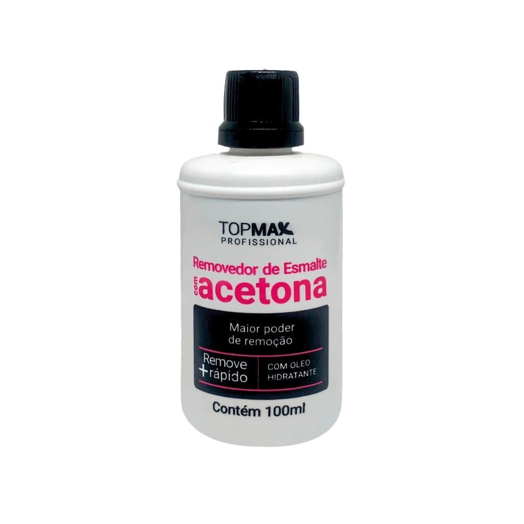 Removedor com acetona TOPMAX PROFISSIONAL 100ML