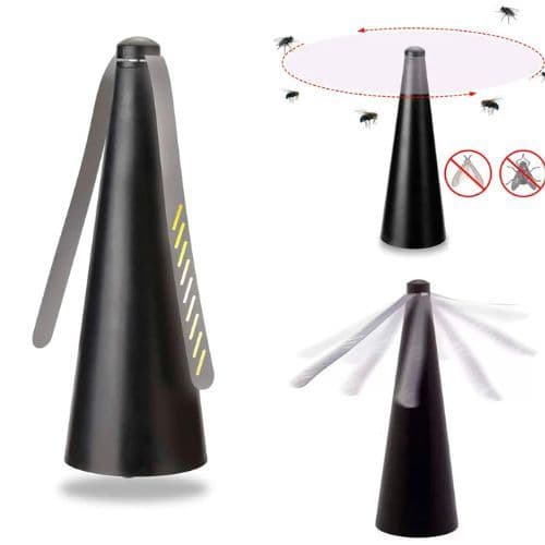 4x Ventilador Repelente Mesa Mosquito Espanta Insetos