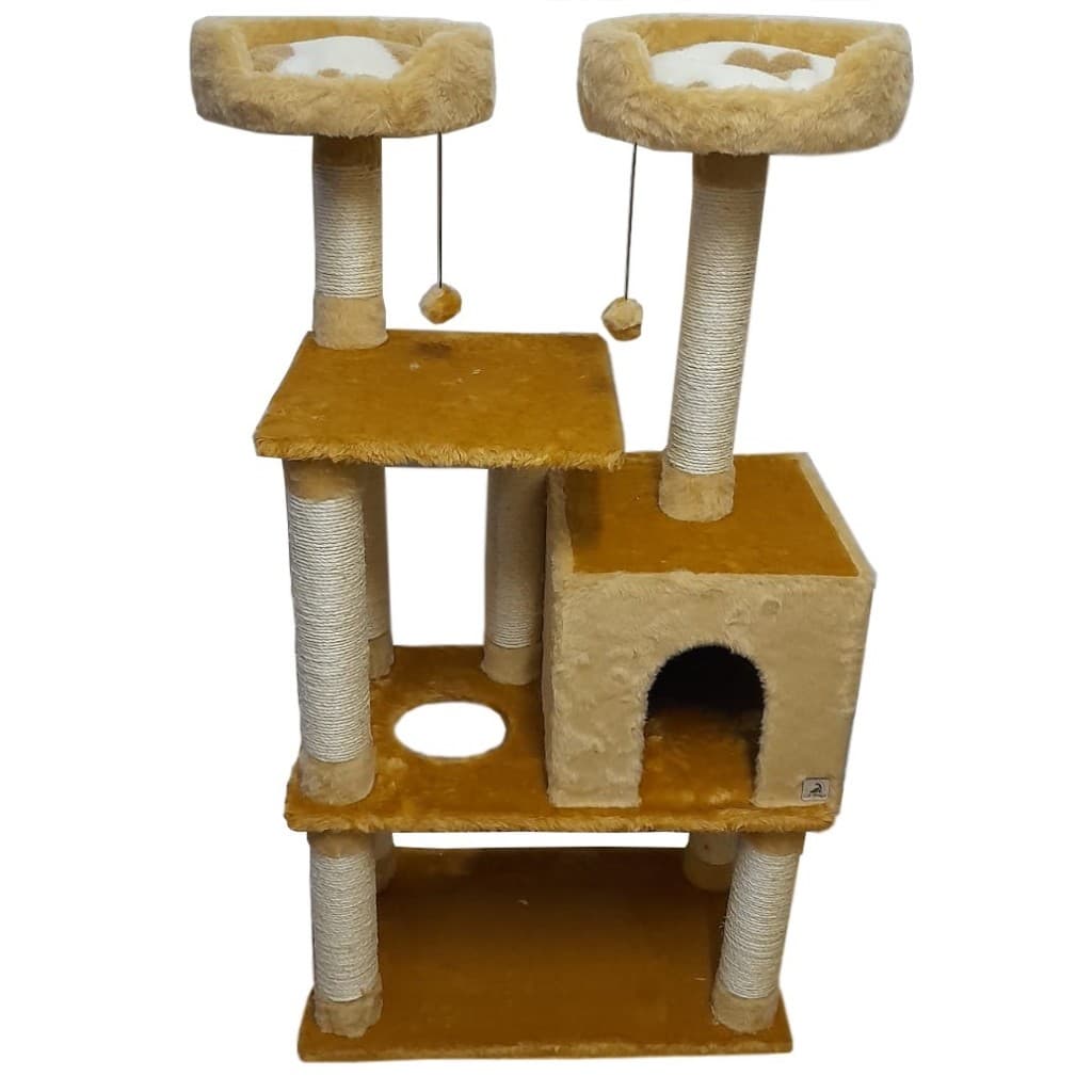 Arranhador Para Gato casinha conforto com almofadas