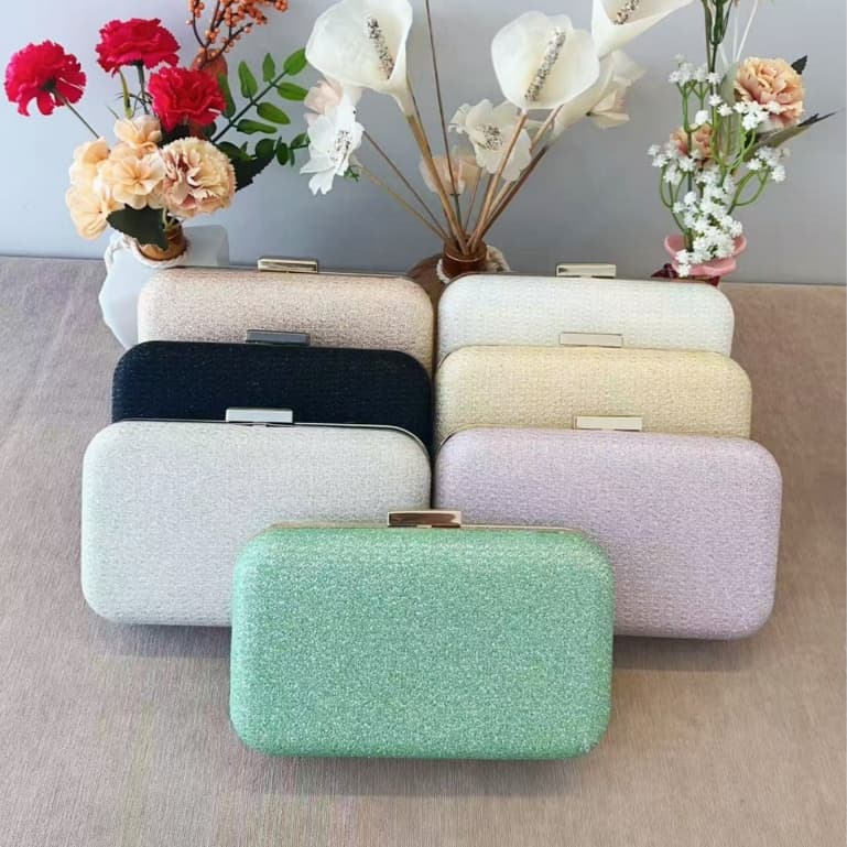 Bolsa Tiracolo / Carteira Feminina Com Glitter Para Festa / Banquete / Casamento WT168-213