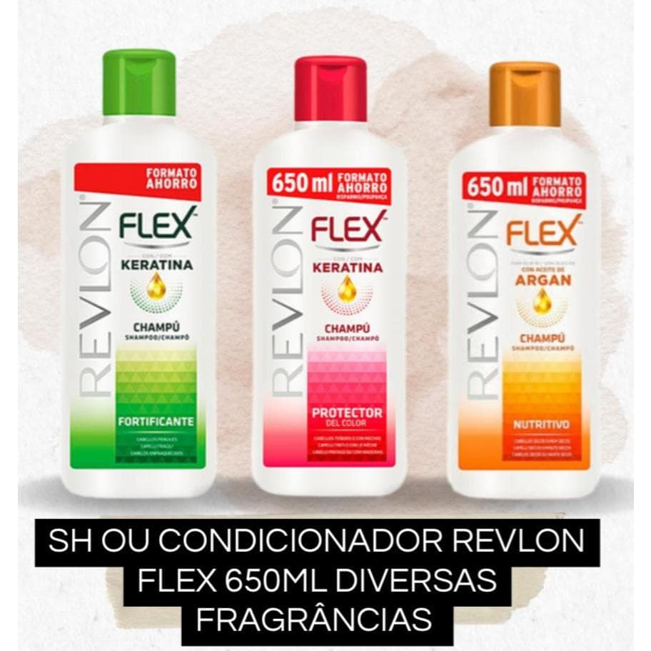 Shampoo ou Condicionador Revlon Flex com Keratina 650ml Varios tipos