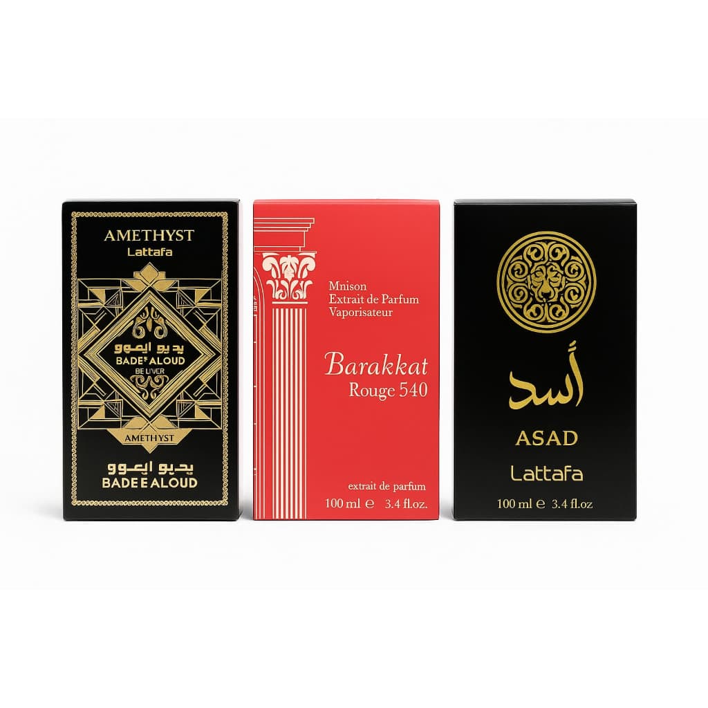 kit 03 perfumes arabe masculino 100 ml importado 100ml casual