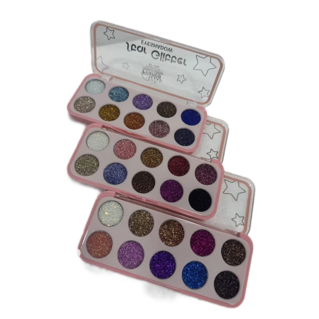 SOMBRAS COM GILTTER 10 CORES MISS FRANCE  MF-1394