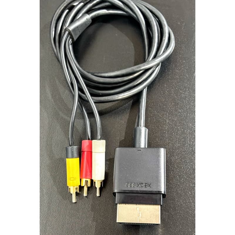 cabo AV audio e video xbox 360 slim , original