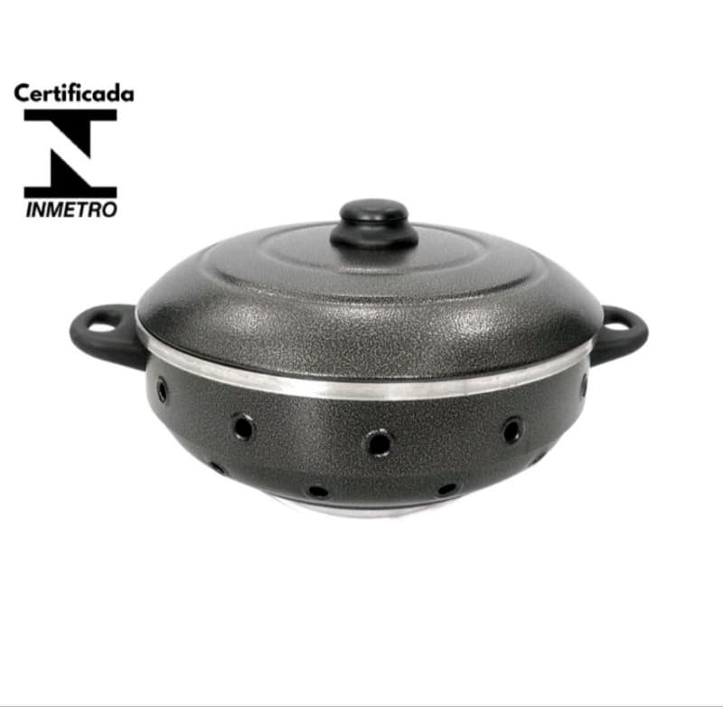 Churrasqueira de fogão 3 em 1 grelha grill forma pizza bolo vigorosa alumínio