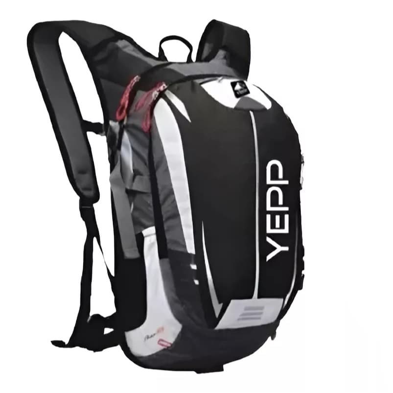 Mochila Com Bolsa Hidratação E Porta Capacete Yepp 18 L