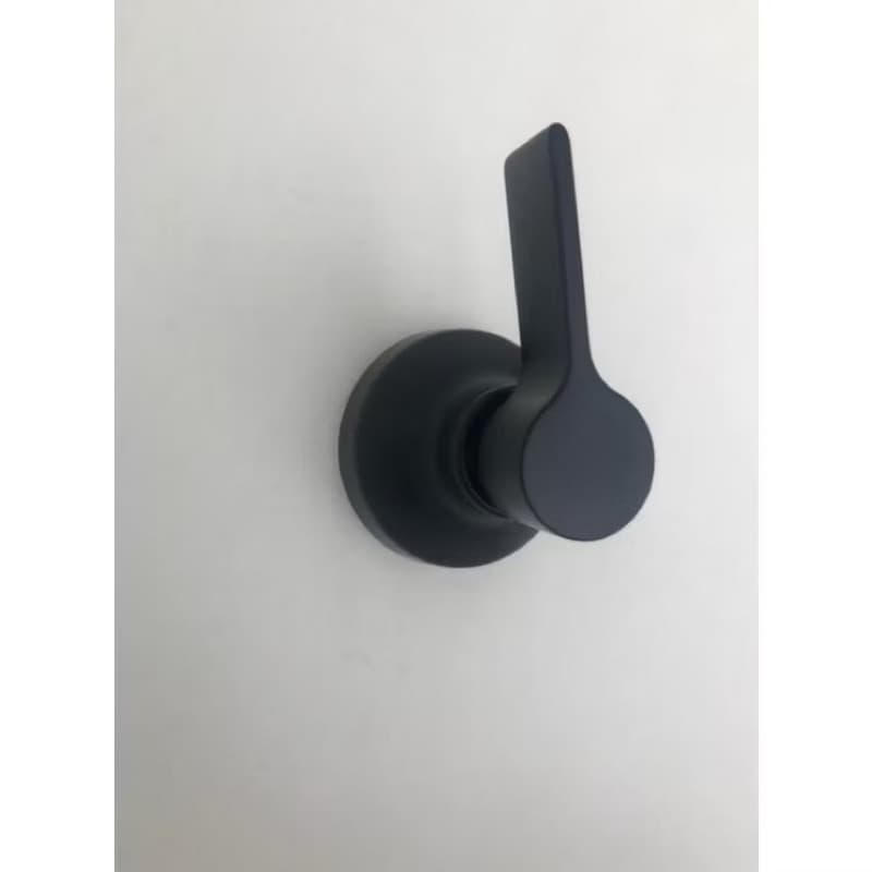 Kit Acabamento para Registro Alavanca C-70 em Metal Preto Fosco com Canopla – Completo