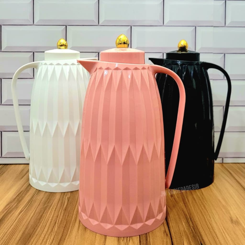 Garrafa Térmica Café Chá Água Quente 1litro Cantinho Do Café