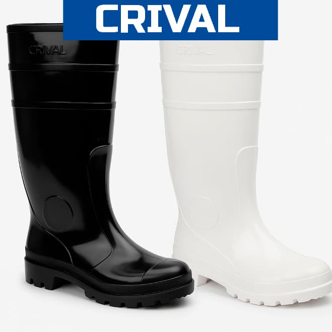 Bota PVC Cano Longo Sem Forro - CRIVAL CA 51209