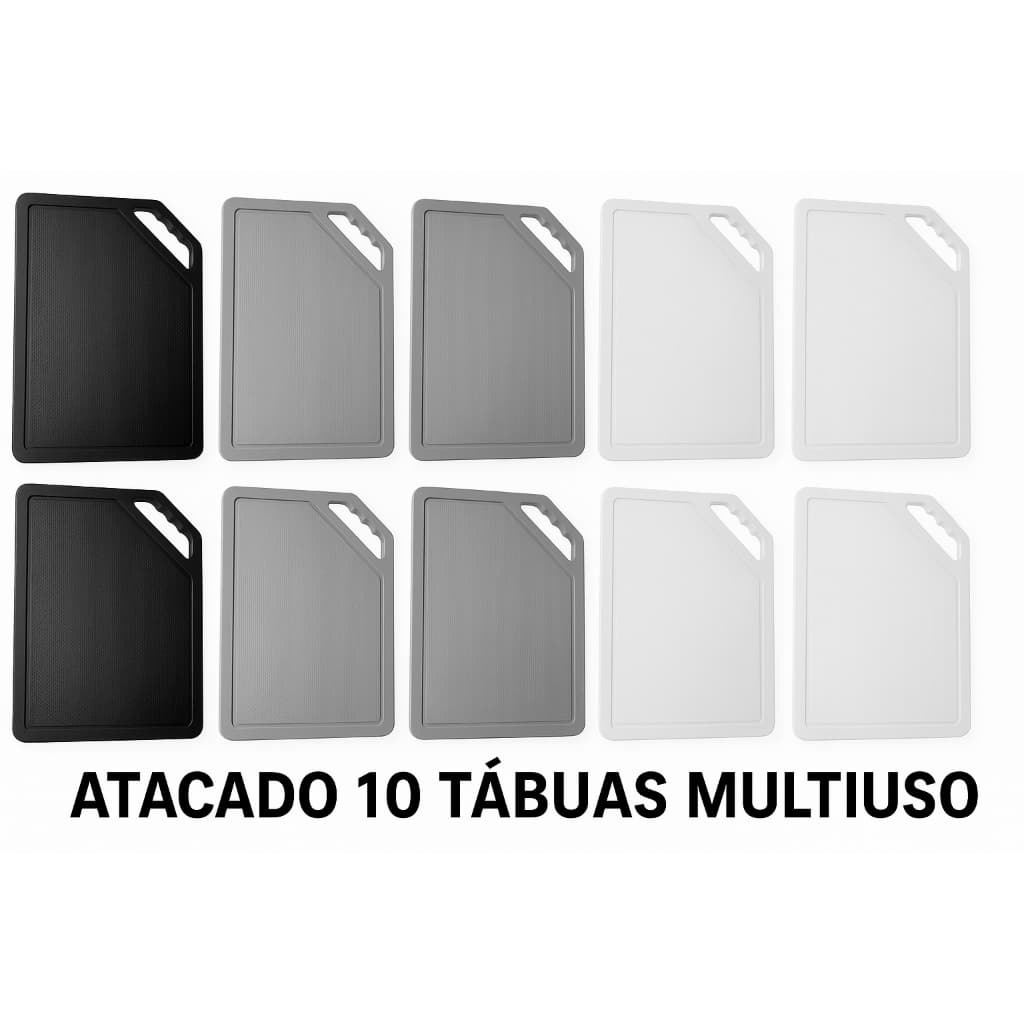 Kit 10 Tábua Para Corte De Carne De Plástico Cozinha