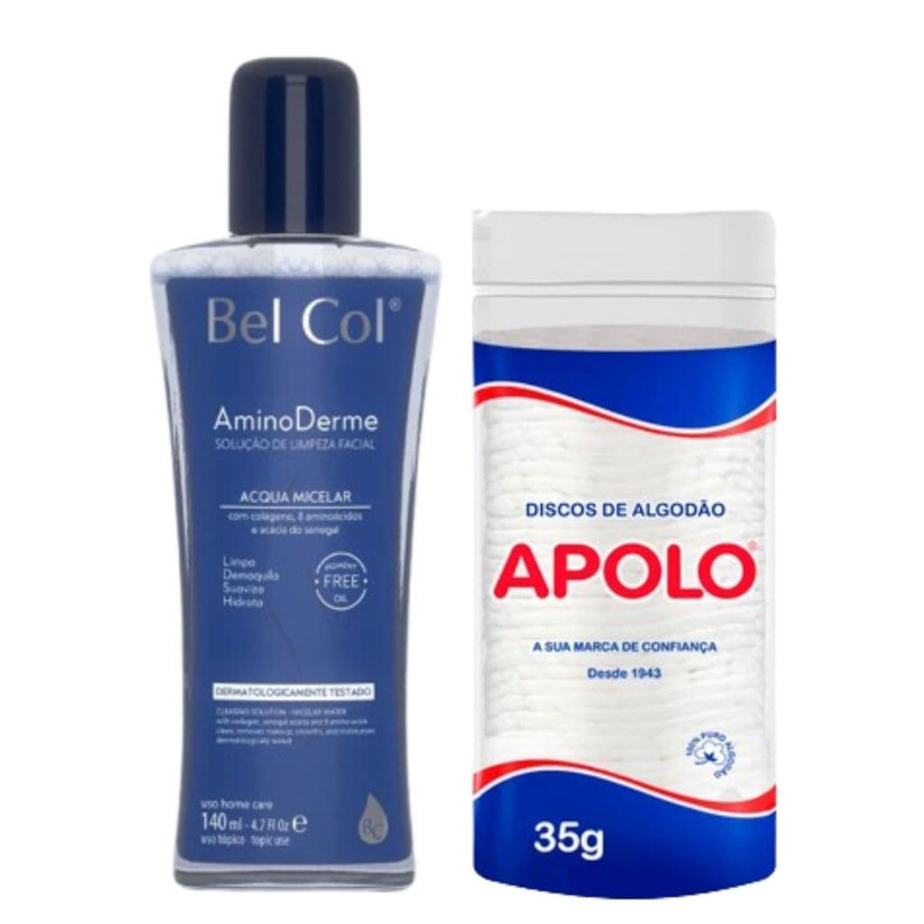 Água Micelar Aminoderme 140ml Bel Col Cosméticos