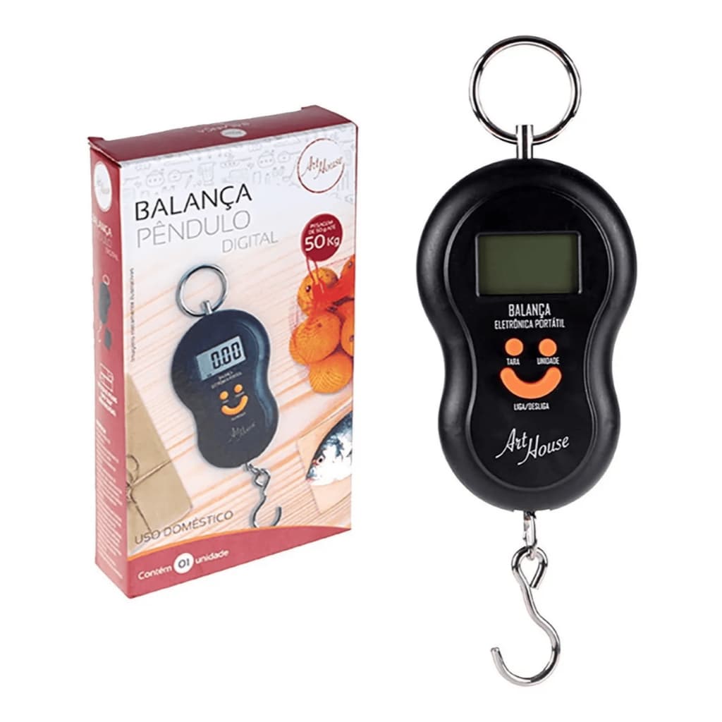Balança Pêndulo Digital até 50kg Pesar Malas