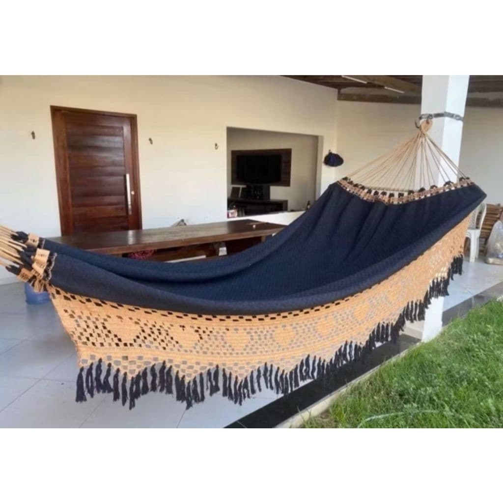 Rede De Descanso Dormir Casal Toda Reforçada King Luxo Premium Artesanal  Envio Imediato