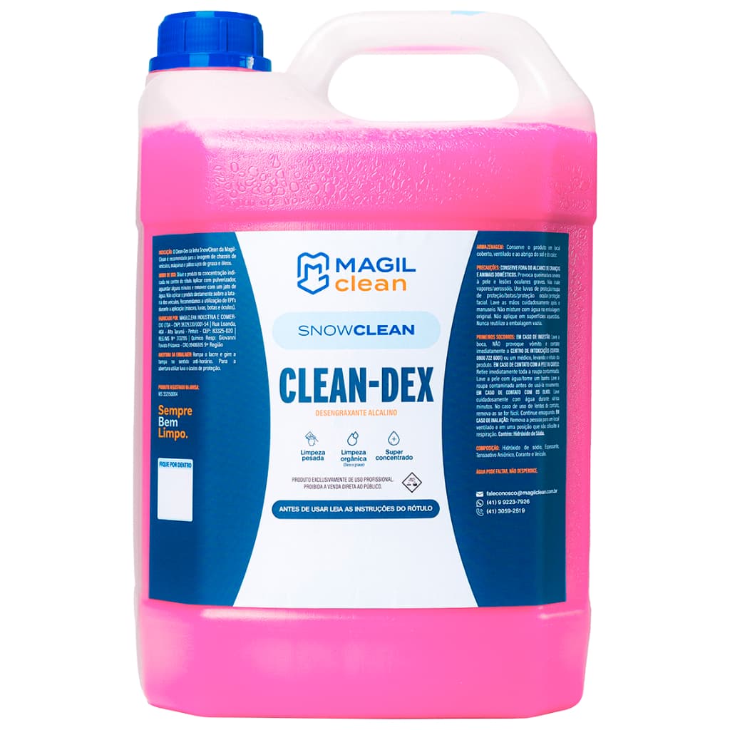Ultra Desengraxante DEX-Clean Concentrado Dx-40 Limpeza Pesada Magil Clean