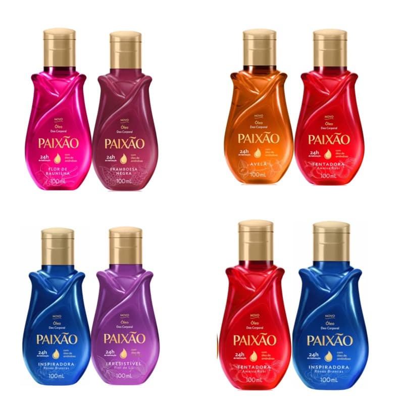 kit óleo paixão  100ml