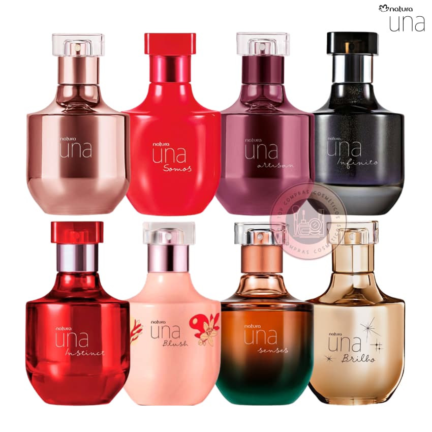 Natura Una Deo Parfum Feminino 75ml: Clássico, Infinito, Artisan, Instinct, Senses, Somos, Blush, Brilho, Nude, Celebrar
