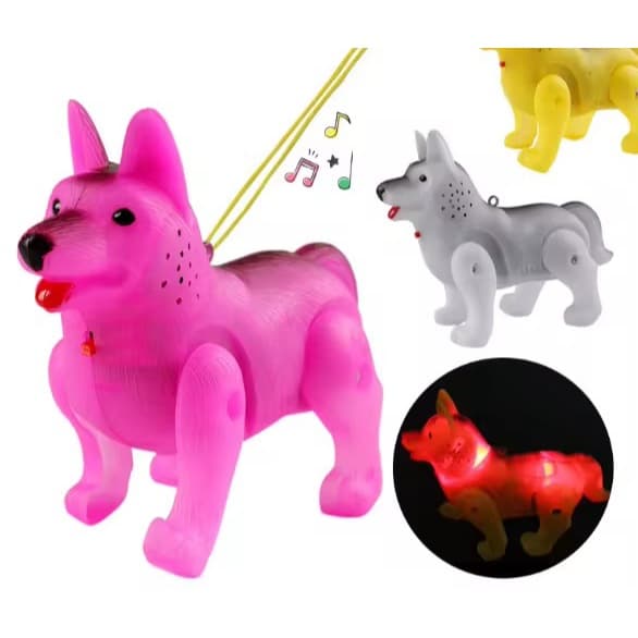 Cachorrinho Interativo Que Anda e Late! Brinquedo LED p/ Crianças 3+ Anos