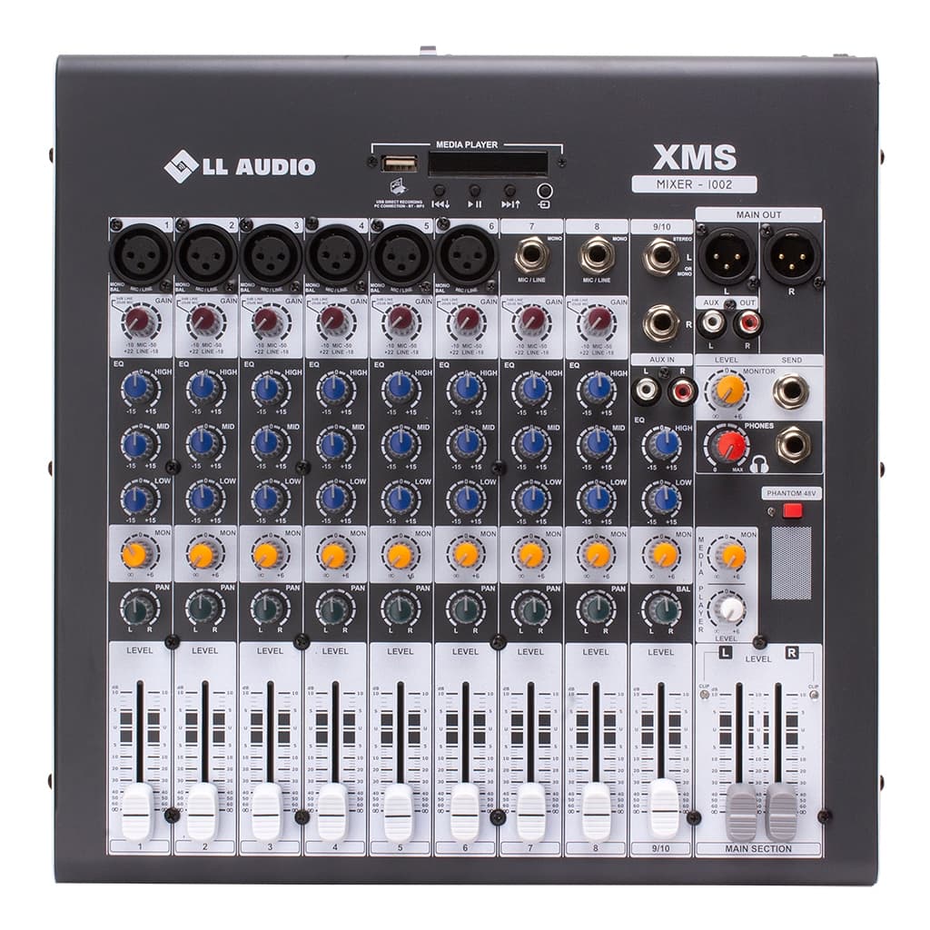 Mesa de Som Linha Starmix XMS XMS1002D 10 CANAIS