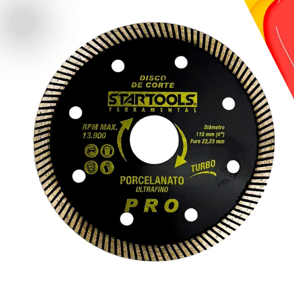 Disco Corte Startools 110mm Ultrafino Porcelanato Cerâmica