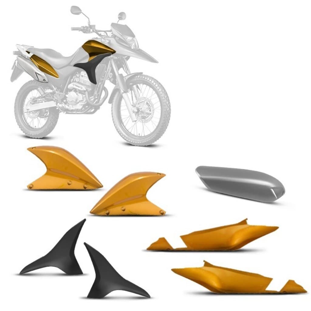 Kit Carenagem Completo 4 Peças Xre 300 Ano 2010 Até 2012 Modelo Original Honda Todas As Cores Barato