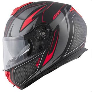 CAPACETE X21 SHIVER FOSCO TITANIO/VERMELHO HX21 FSHBR