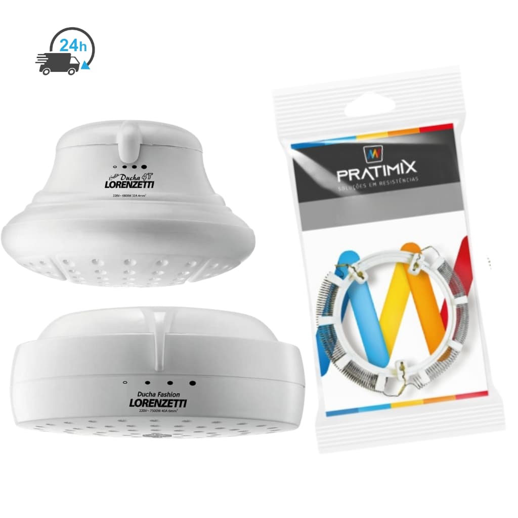 Resistencia Para Chuveiro Lorenzetti  Ducha Fashion 4T Ultra Bella Ducha 4T 127v/220v