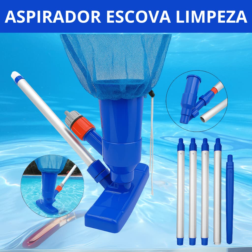 Aspirador para Piscinas Pequenas, Spas, Ofuros, Fontes, Piscinas Inflaveis Limpeza Aspirador