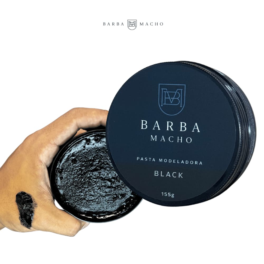 Pasta Modeladora Black - Barba Macho