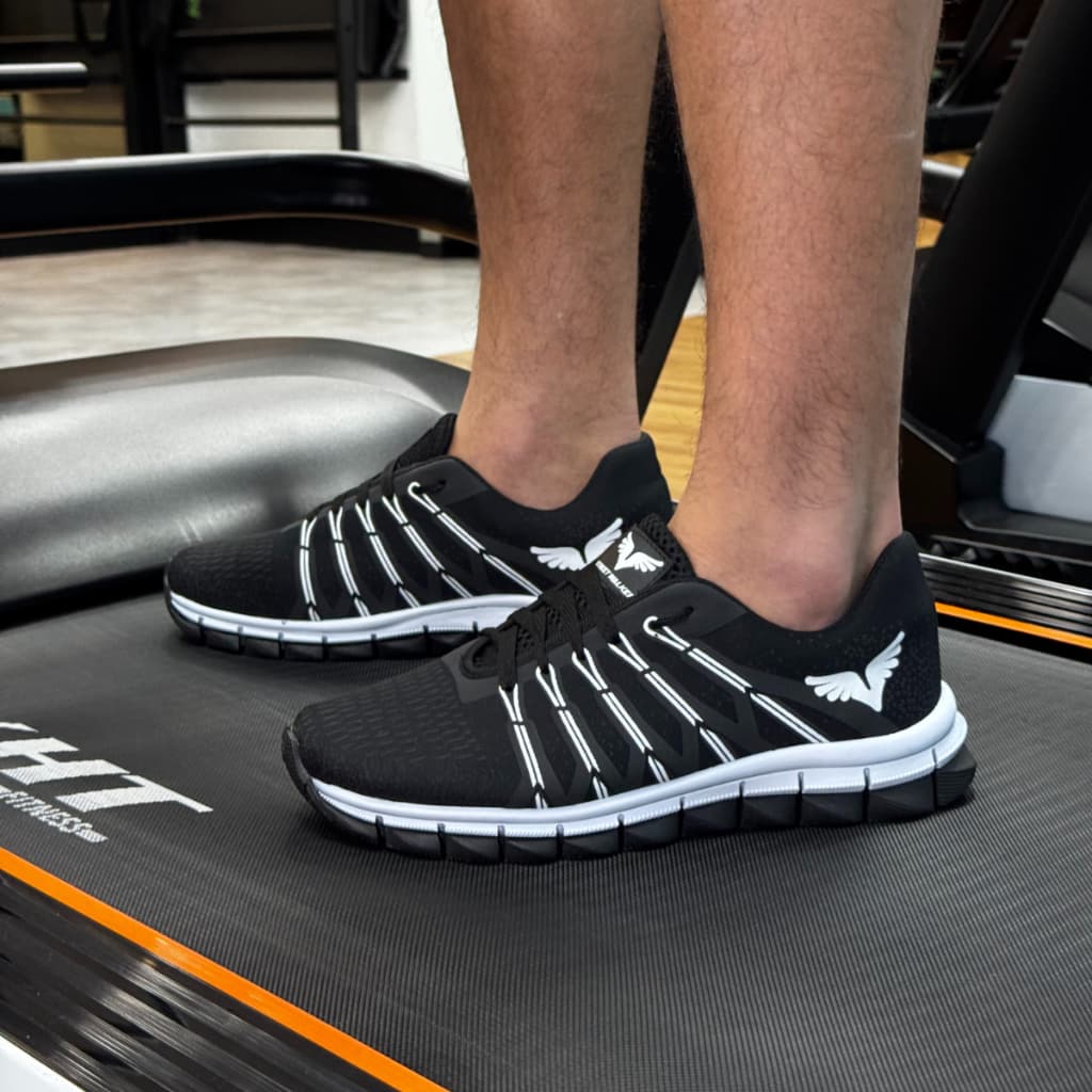 Tenis Masculino Academia Estiloso Sport Fino Premium Calçado Macio E Resistente Treino Corrida Esportivo