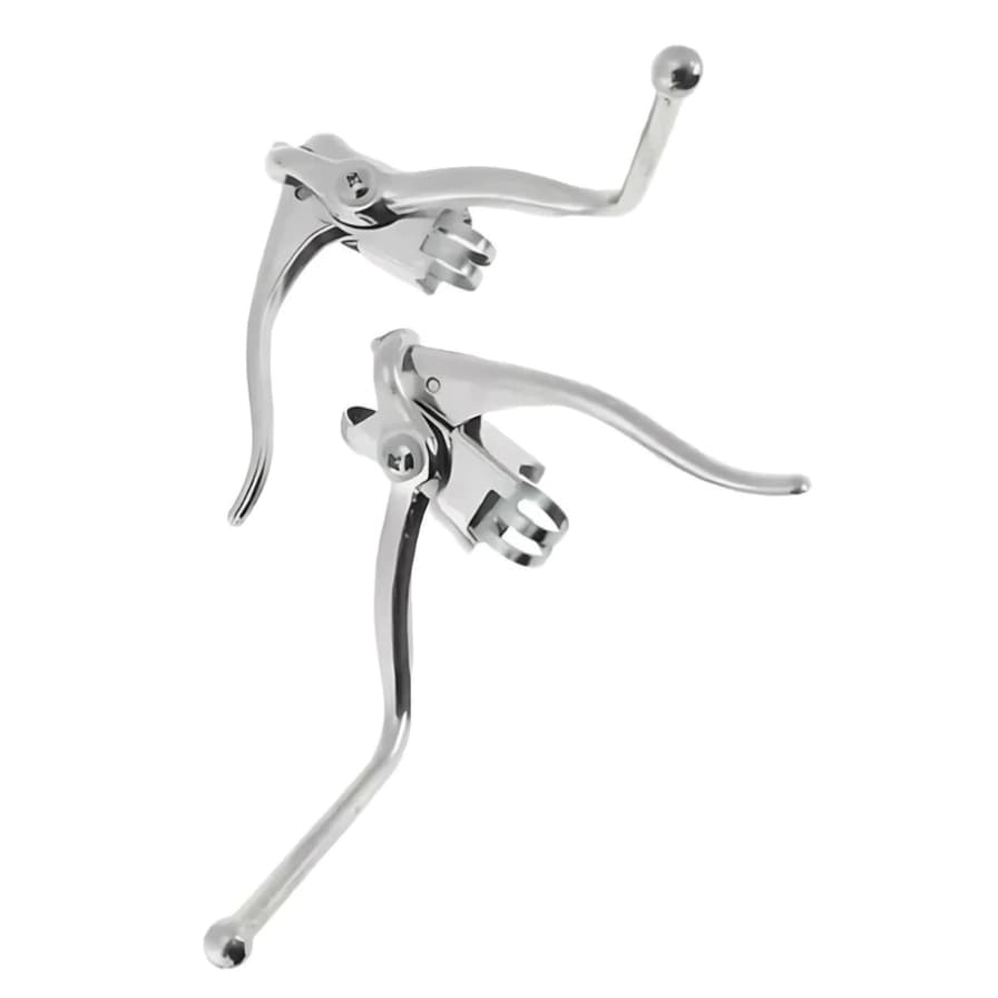 Manete Par Maçaneta Alumínio Freio Monark Caloi C10 Speed Road Dupla para Bikes