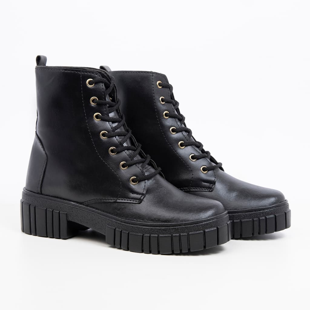 PROMOÇÃO Bota Tratorada Coturno Feminino Confortável Leve Sola Alta Preço de Fabrica Envio Imediato