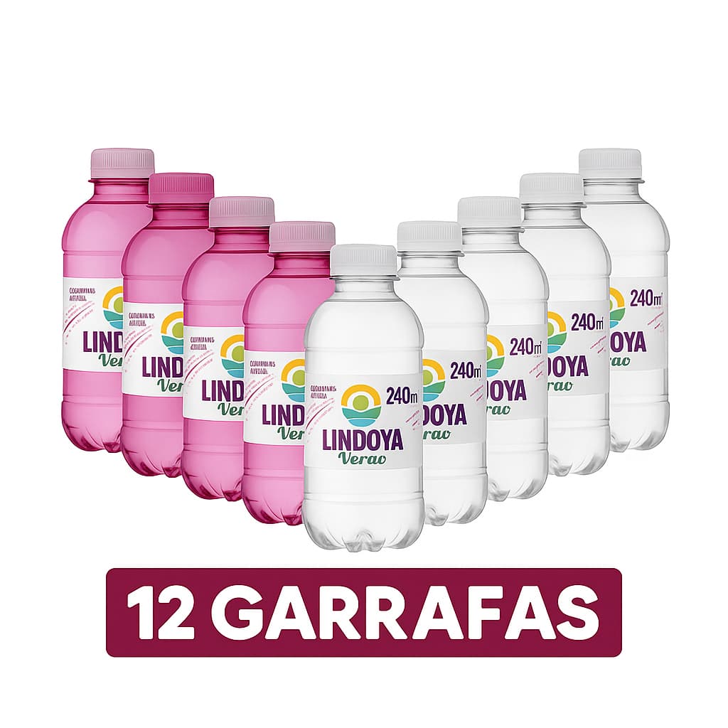 Agua Mineral Fardo 240ml Com 12 Unidades - Lindoya
