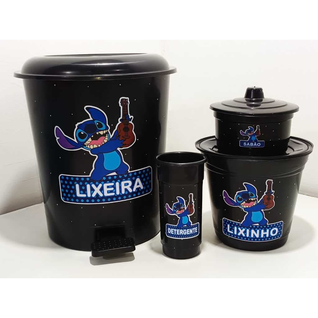 KIT PIA+ LIXEIRA STITCH