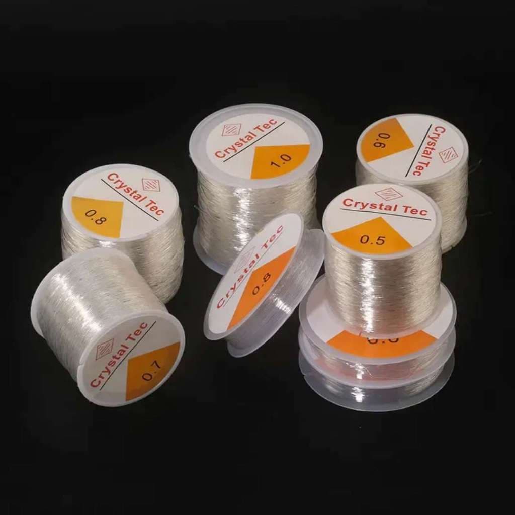 fio de silicone para pulseira [ 100 metros; disponível nos tamanhos 1.0, 0.8 e 0.7 ] ~ smile life 58 ~