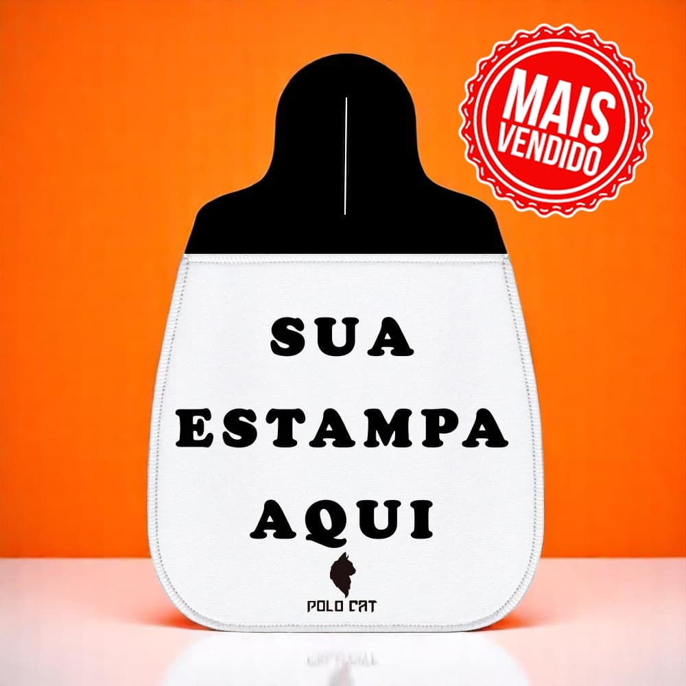 Lixeira de Carro Neoprene Personalizada Sua Estampa Aqui