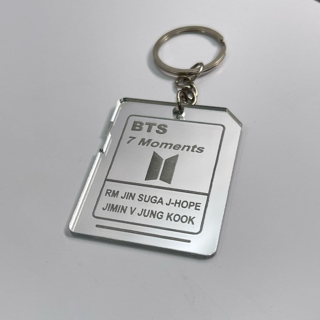Chaveiro de acrílico personalizado para batizados, empresas, festas, brindes e eventos Chaveiro BTS