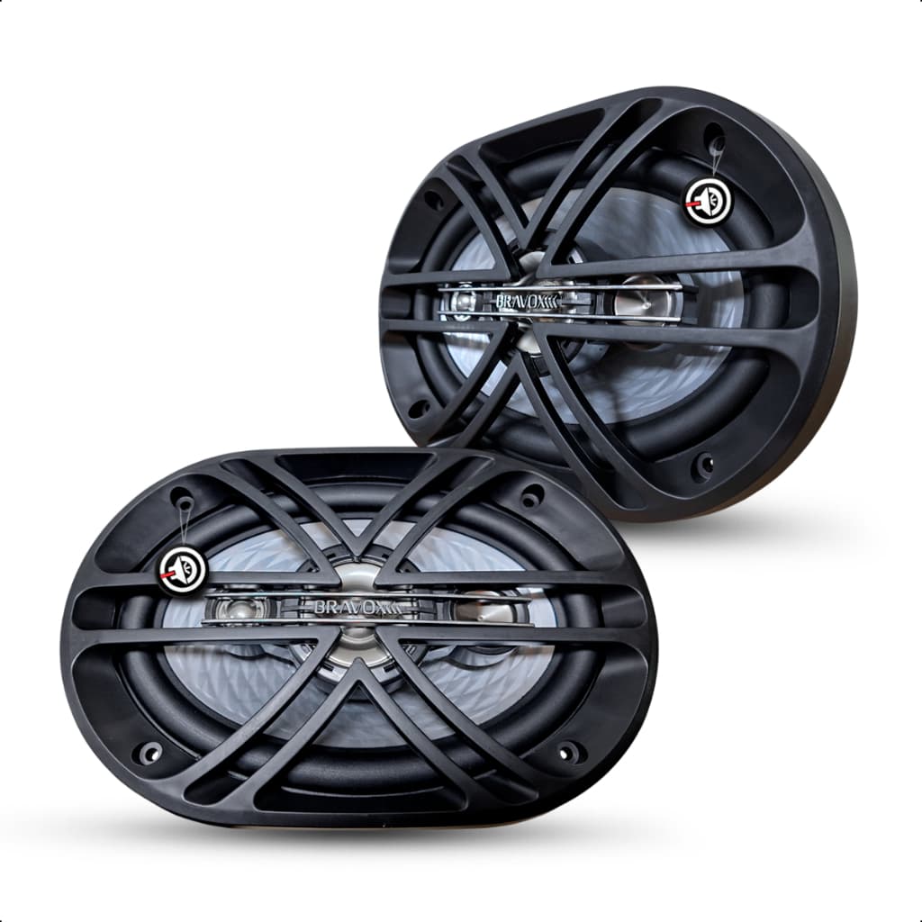 par de alto falante pra carro Bravox Linha Diamond de 6x9 300WRMS 4OHMS modelo B4X69D Quadrixial