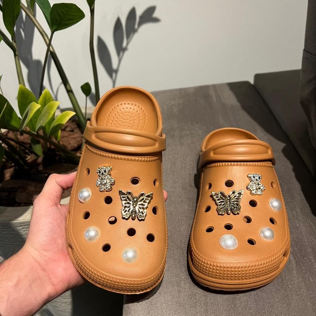 Sandália Babuche Nuvem Luxo Cores Novas com Enfeites Personalizados Leve Confortável