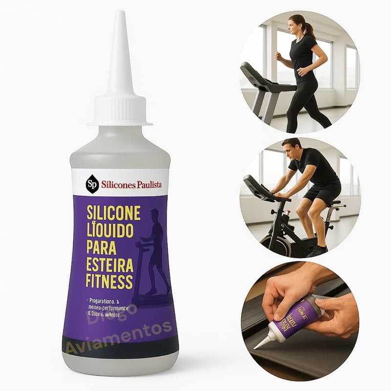 Silicone Lubrificante Líquido Para Esteira ergométrica profissional e doméstica300ml