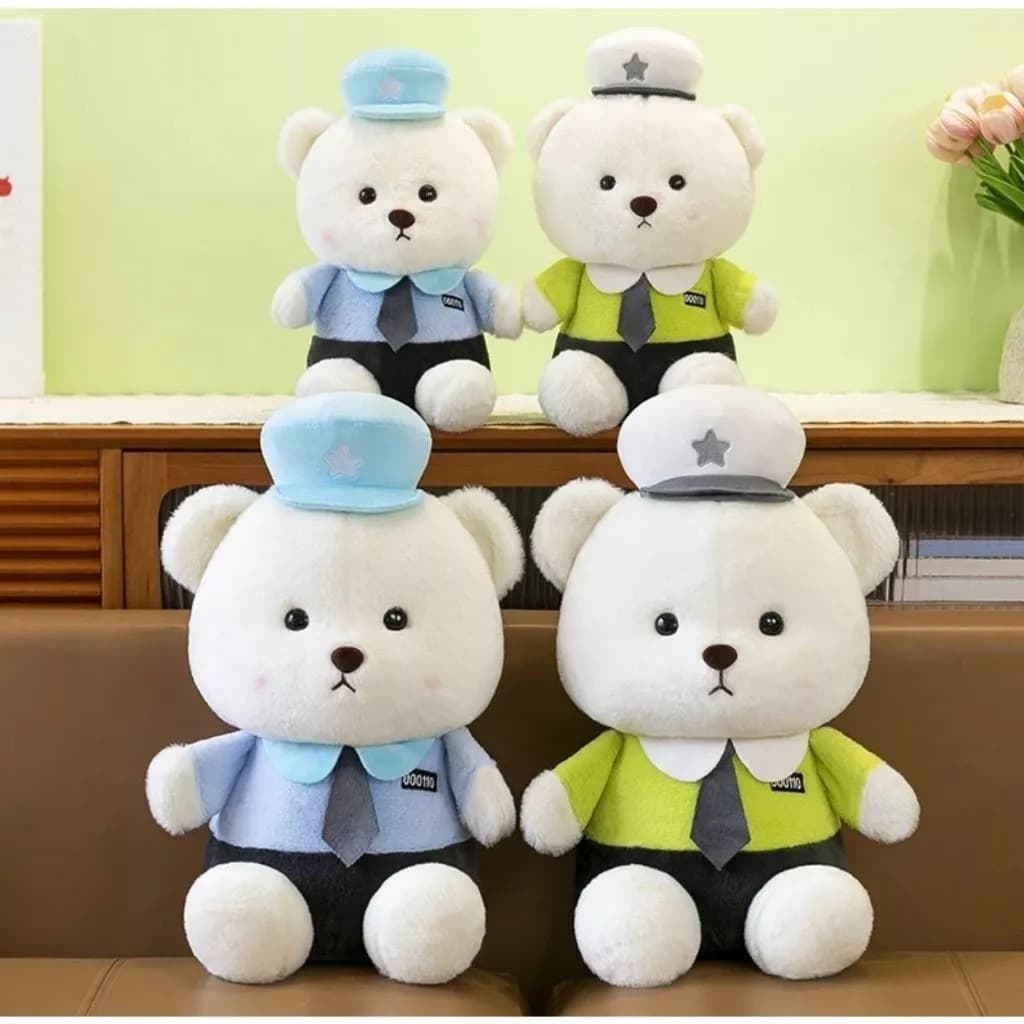Pelúcia Policia  32 cm Envio Imediato Enviamos de forma Sortida