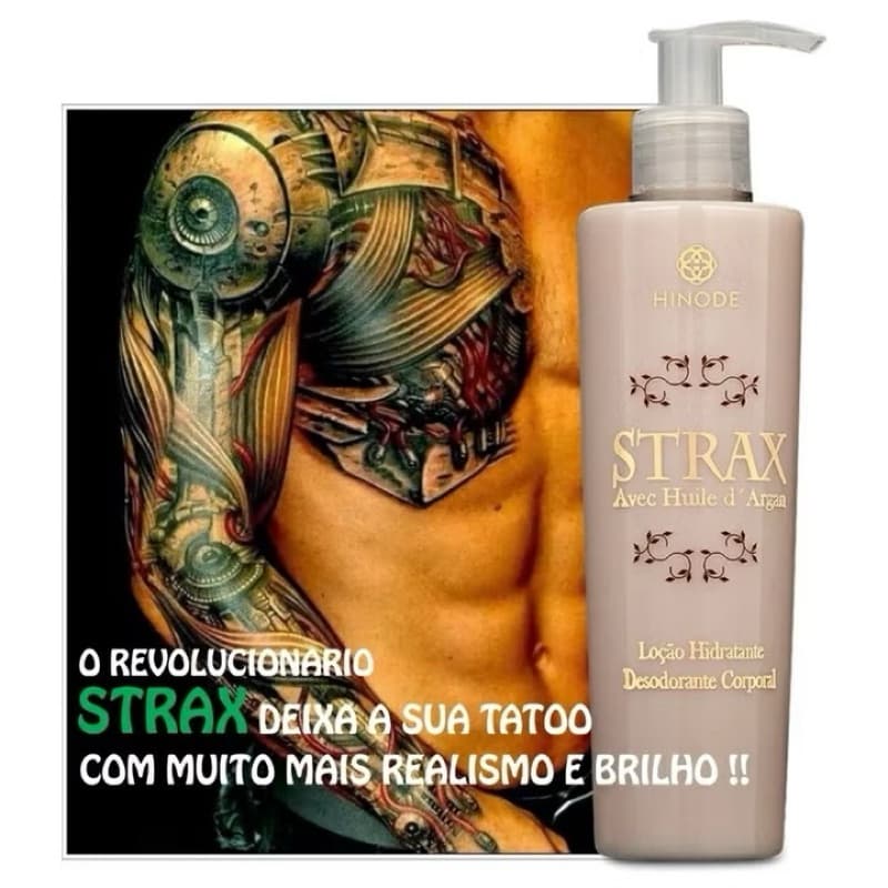 Loção Hidratante Strax HINODE (PARA REALÇAR TATUAGEM)