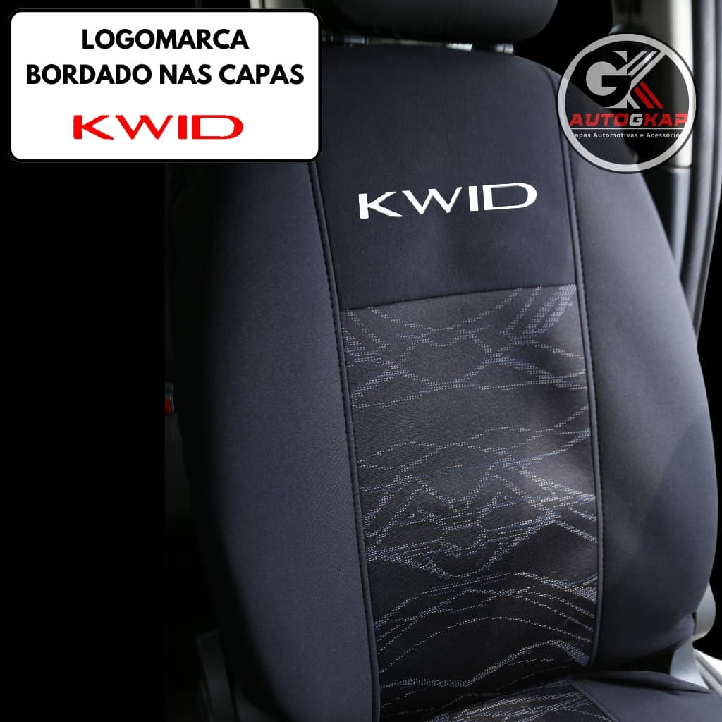 Capa de Banco Tecido Original para Fiat Kwid (2017-2025) – Encaixe Perfeito