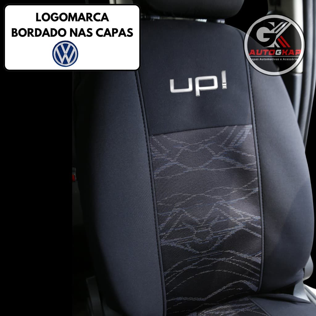 Capa de Banco Volkswagen Up 2014 a 2021 – Tecido Original com Encaixe Perfeito