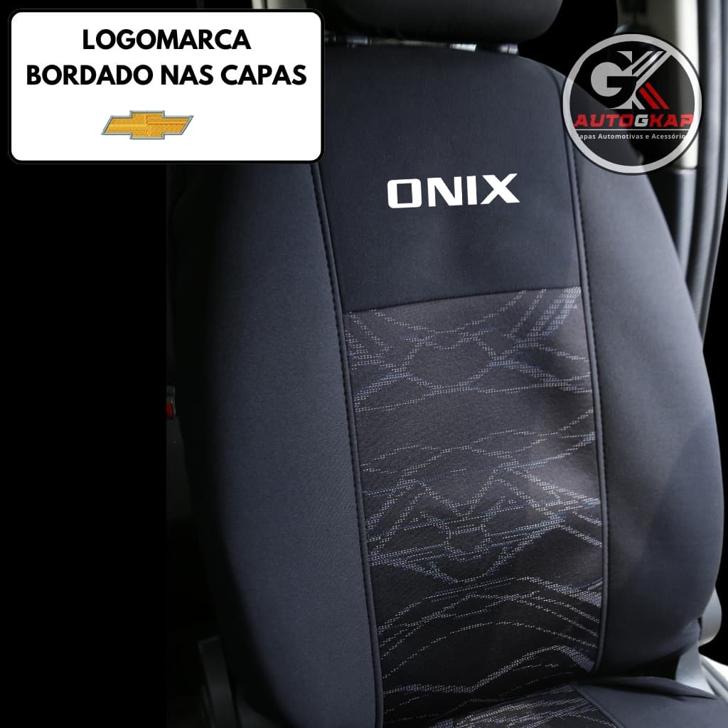 Capa de Banco Tecido Original Novo Onix 2020-2025 – Estilo e Durabilidade