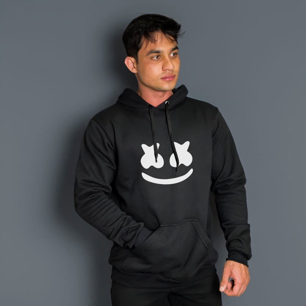 Blusa Blusão Moletom Canguru Dj Marshmello Unissex Masculino e Feminino Fabricação de Qualidade