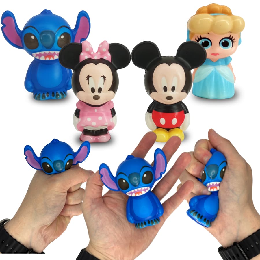 Brinquedo Squish De Apertar Disney Toyng Stitch Mickey