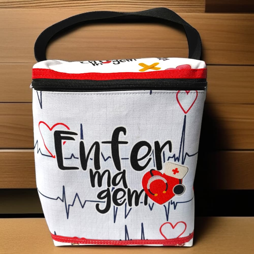 Nécessaire Enfermagem Personalizada-Porta Estetoscópio, Jaleco
