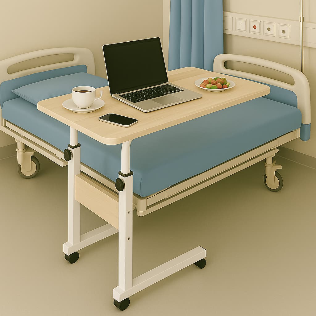 Mesa Multiuso Notebook Laptop Cafe Na Cama Grande c/ Rodinha