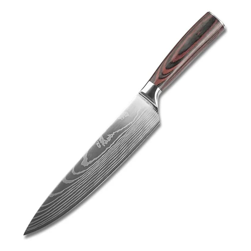 Faca Profissional Chef De Cozinha 8 Polegadas P/ Churrasco