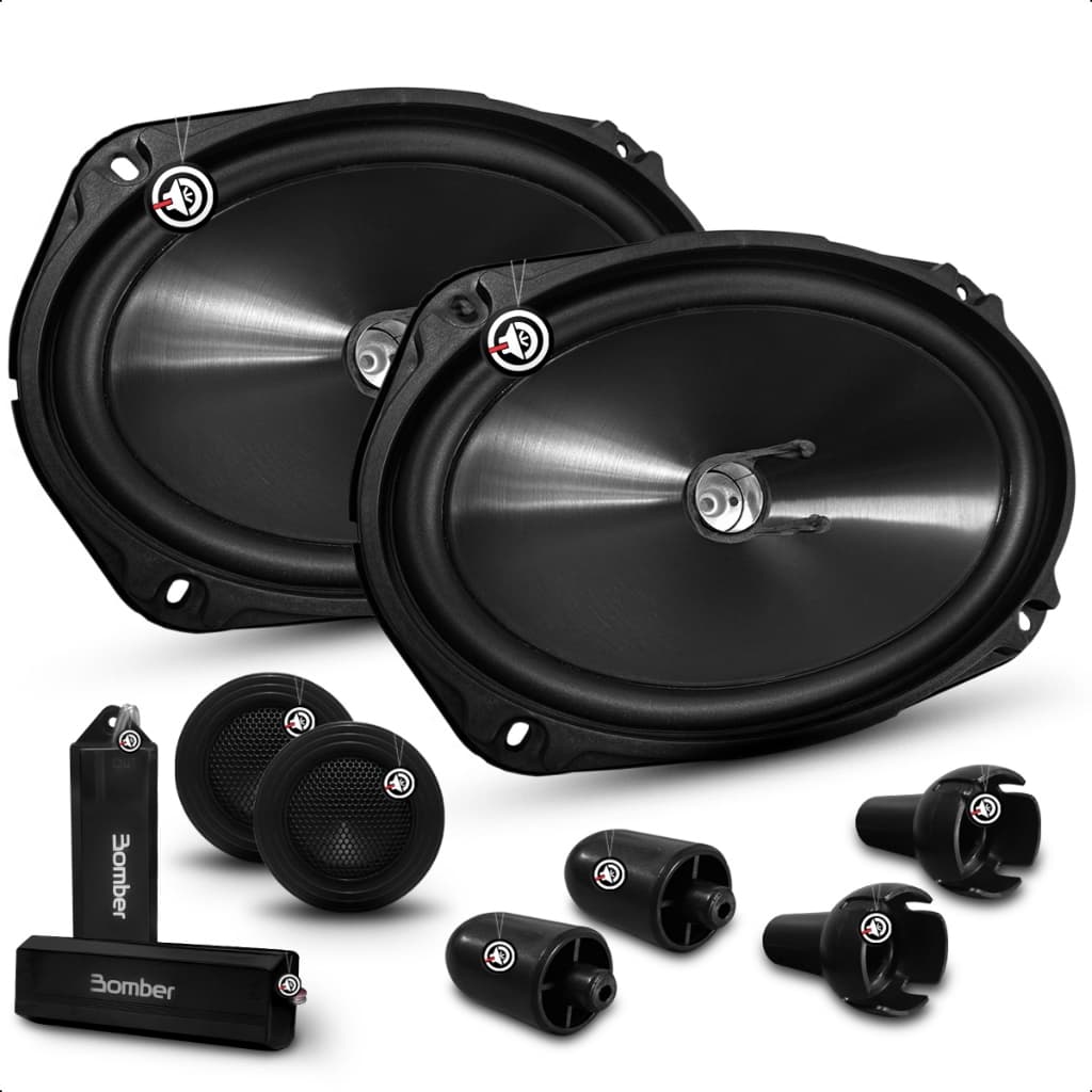 Par DE Alto Falantes Para Carro 6x9 Polegadas pode ser Coaxial ou kit duas vias Universal 2 tweeters